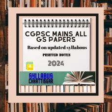 Cgpcs Detailed Complete Mains Printed Spiral Binding Notes-COD Facility